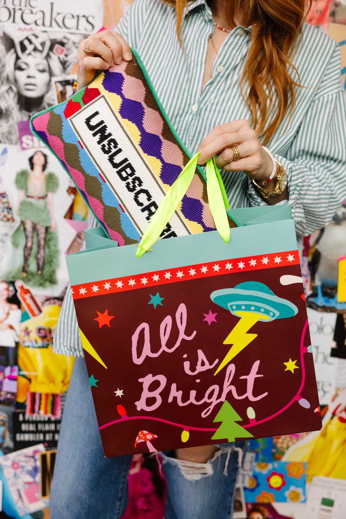 Gift Bag - All Is Bright from Furbish Studio