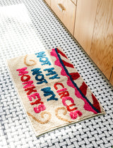Not My Circus Bath Mat from Furbish Studio