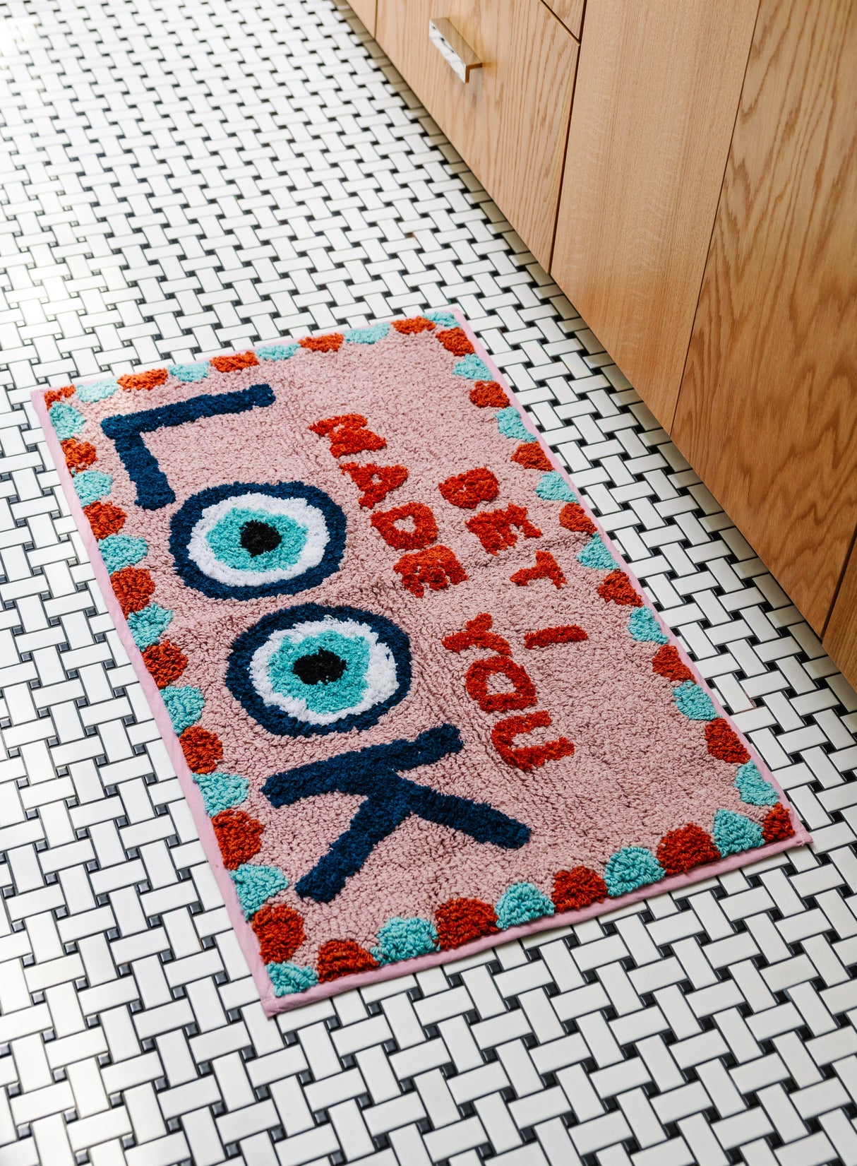 Made You Look Bath Mat from Furbish Studio