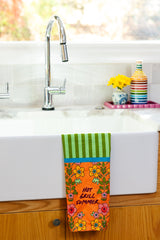 Grill Summer Dish Towel from Furbish Studio
