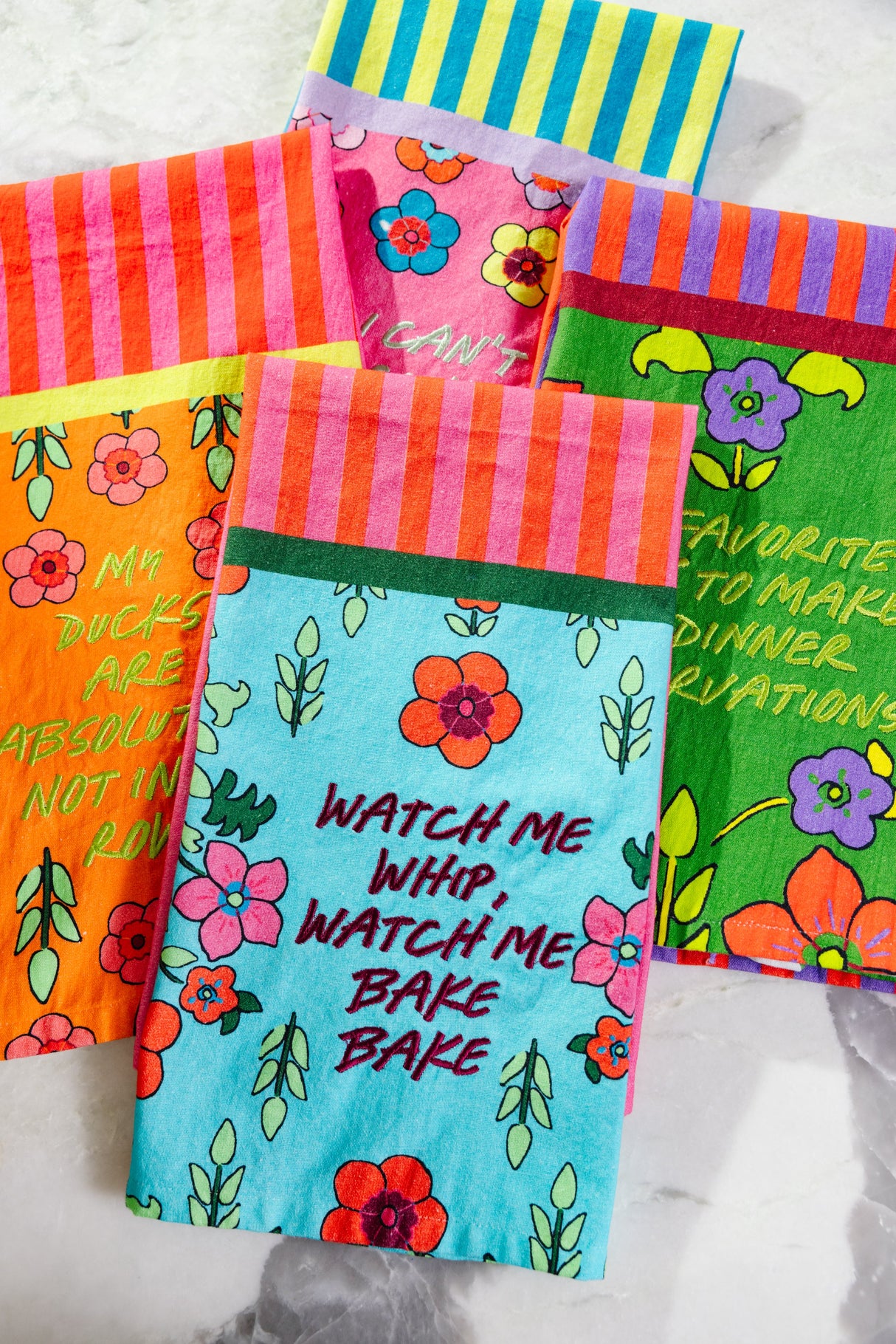 Watch Me Whip Dish Towel from Furbish Studio