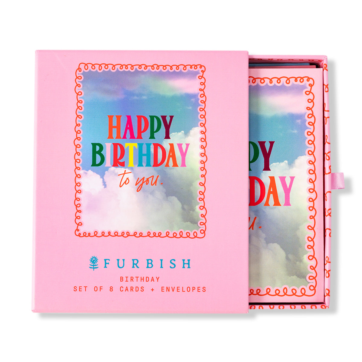 Boxed Greeting Card S/8 - Birthday from Furbish Studio