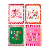 Boxed Greeting Card S/8 - Booze Set from Furbish Studio