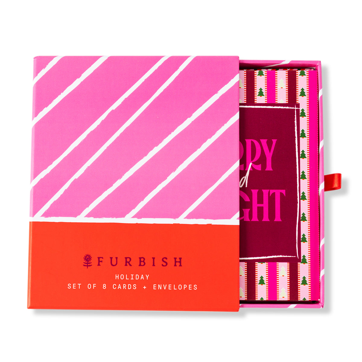 Boxed Greeting Card S/8 - Holiday Classic from Furbish Studio