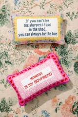 Sharpest Tool Needlepoint Pillow from Furbish Studio