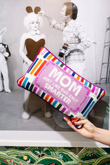 Mom Rules Needlepoint Pillow from Furbish Studio