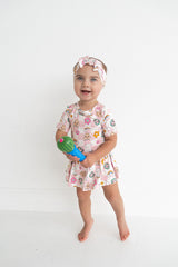 Dream Big Little Co x CoComelon JJ RAINBOW CHECKERS DREAM BOW from DREAM BIG LITTLE CO