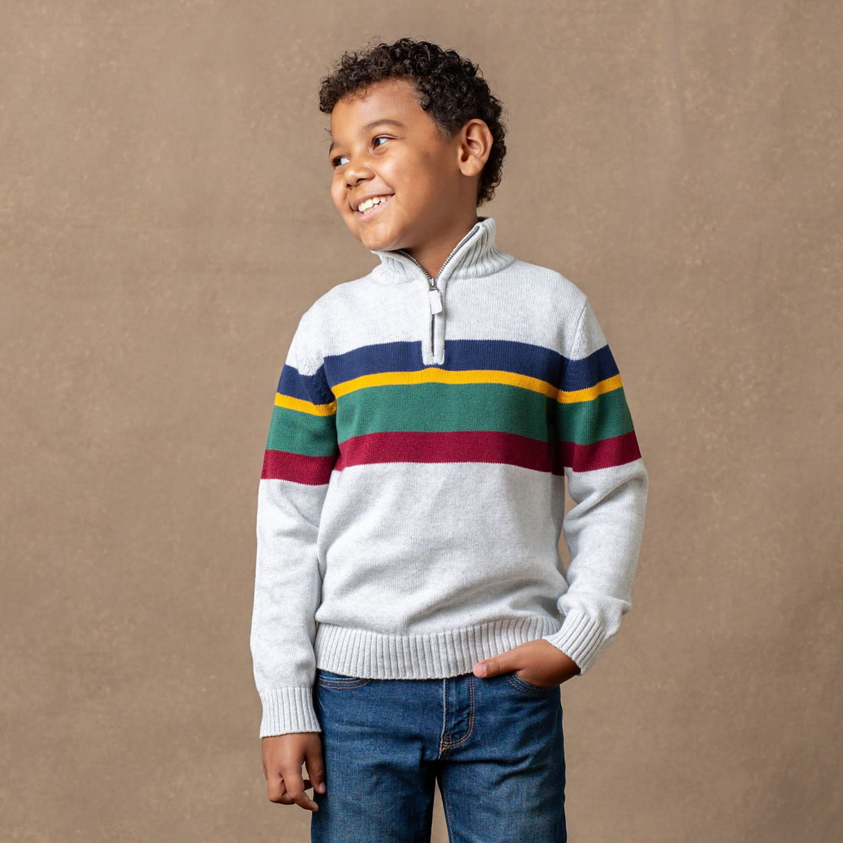 Organic Half Zip Sweater - Baby from Hope & Henry