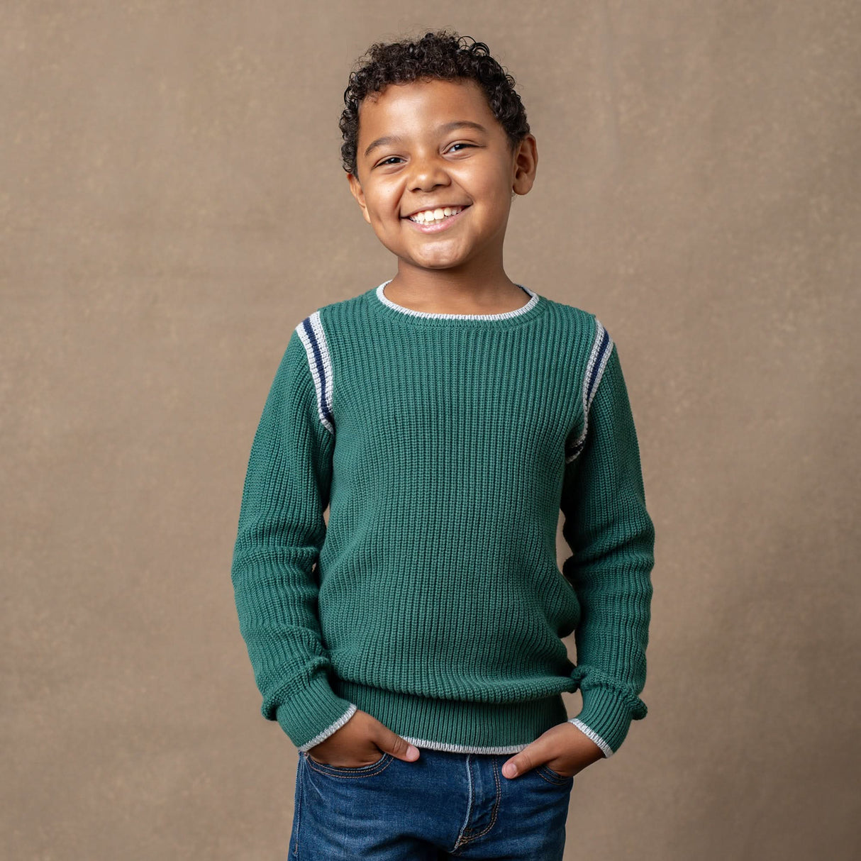 Organic Sporty Crew Neck Sweater - Baby from Hope & Henry