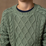 Organic Raglan Fisherman Sweater - Baby from Hope & Henry