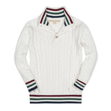 Organic Mock Neck Cable Sweater - Baby from Hope & Henry