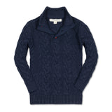 Organic Mock Neck Cable Sweater - Baby from Hope & Henry