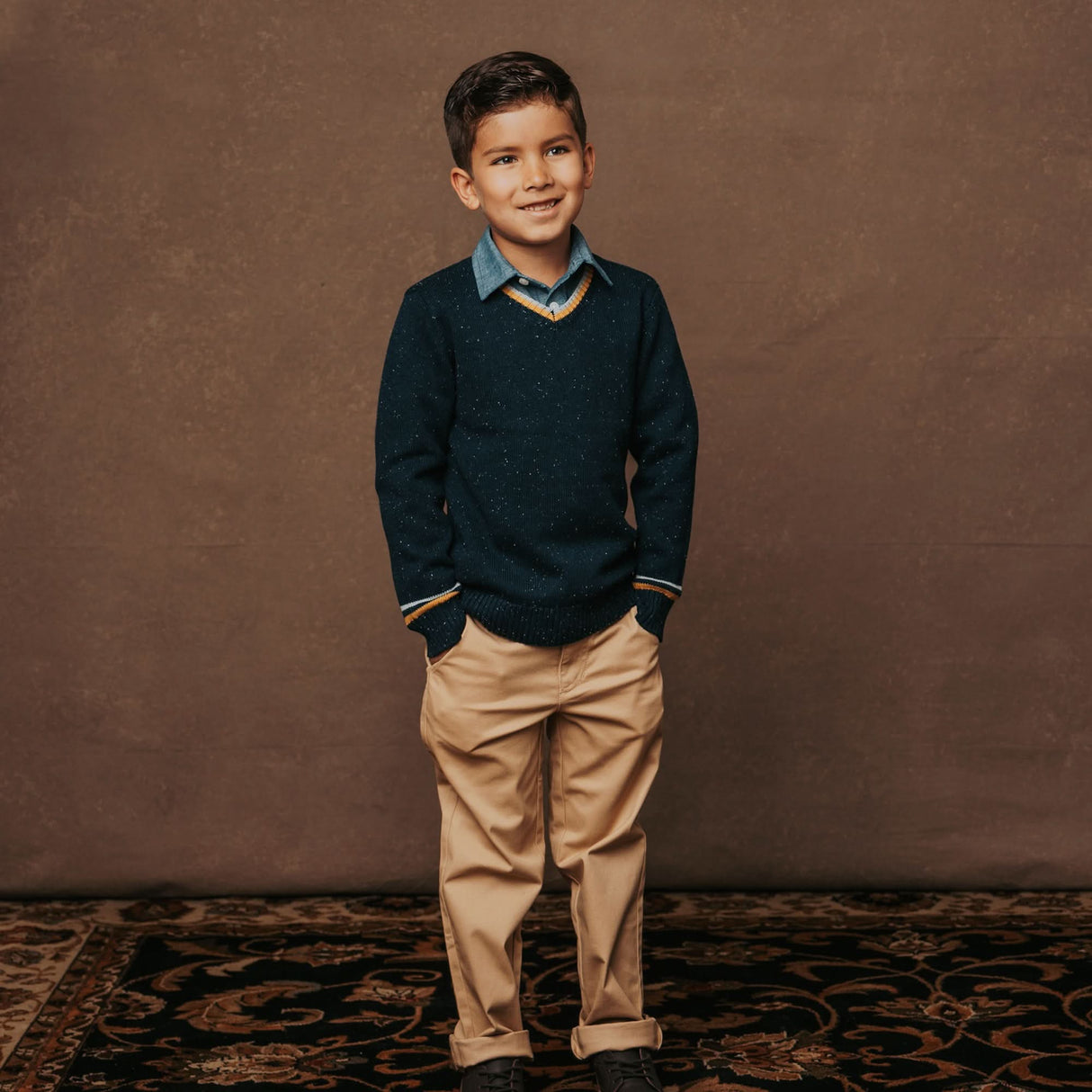 Organic V-Neck Sweater - Baby from Hope & Henry