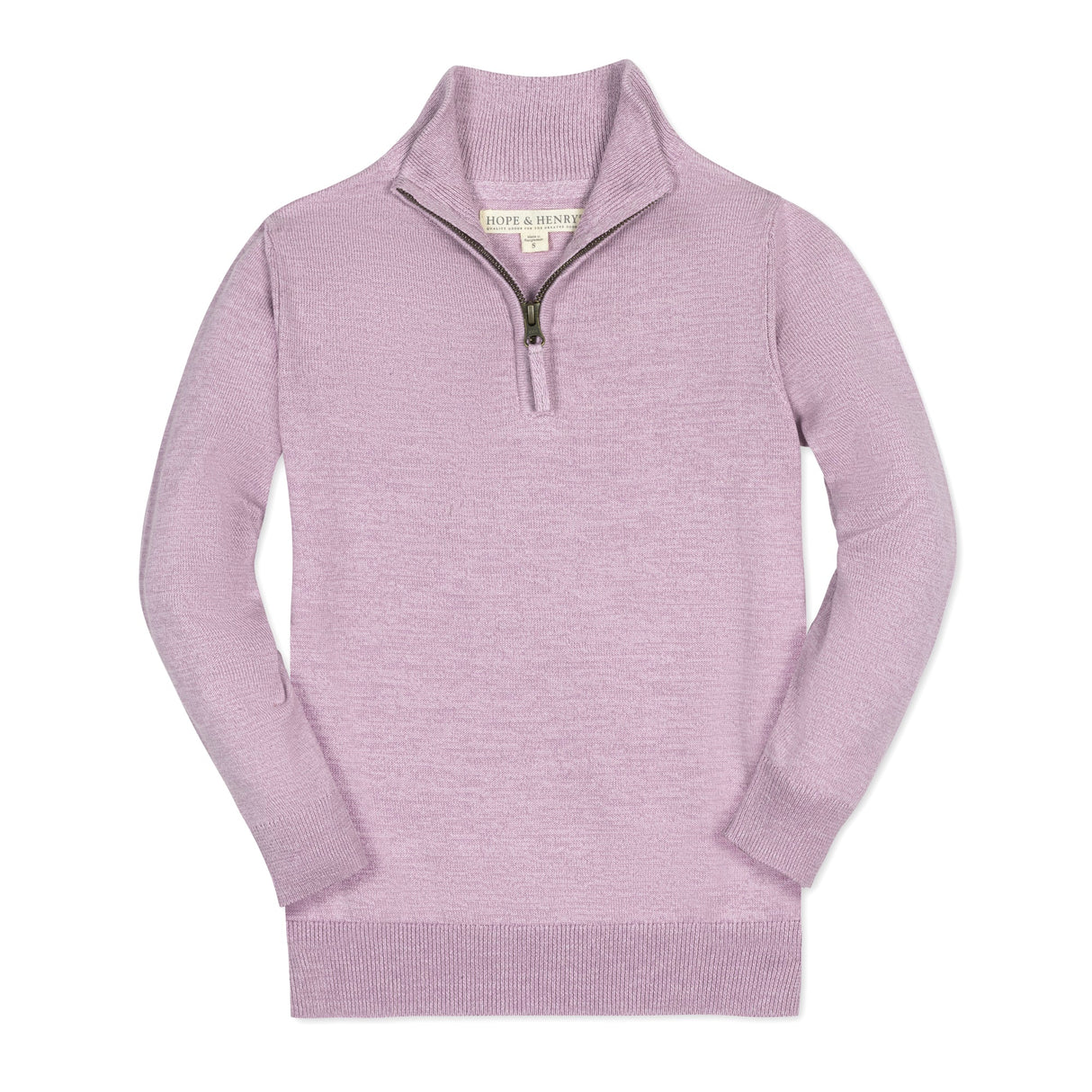 Organic Fine Gauge Half Zip Sweater - Baby from Hope & Henry