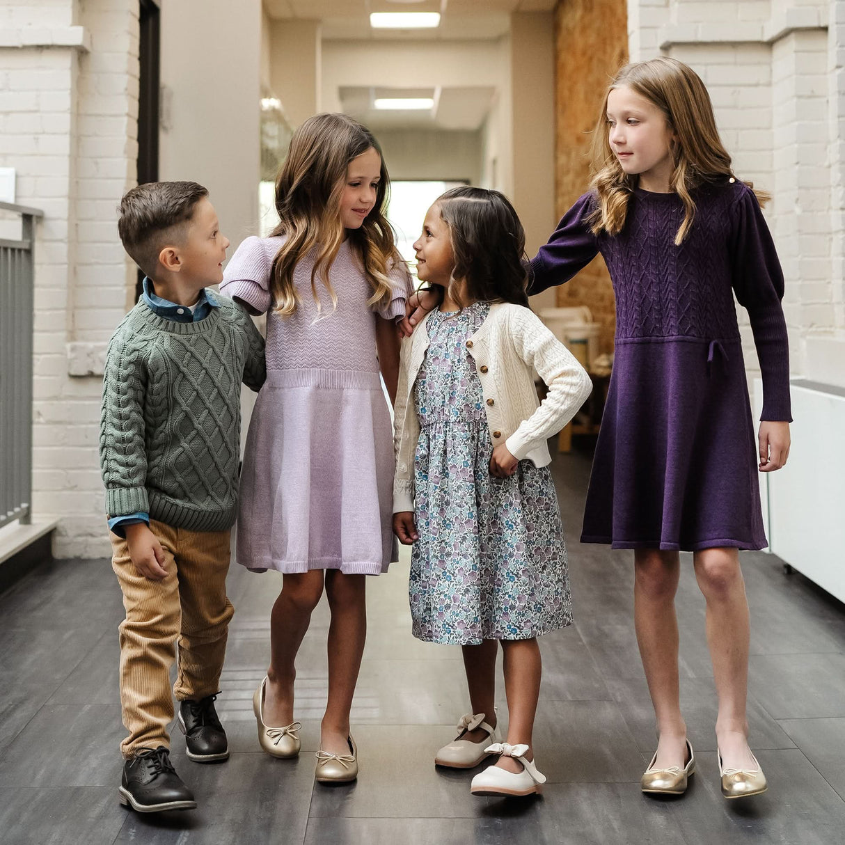 Organic Flutter Sleeve Sweater Dress - Baby from Hope & Henry