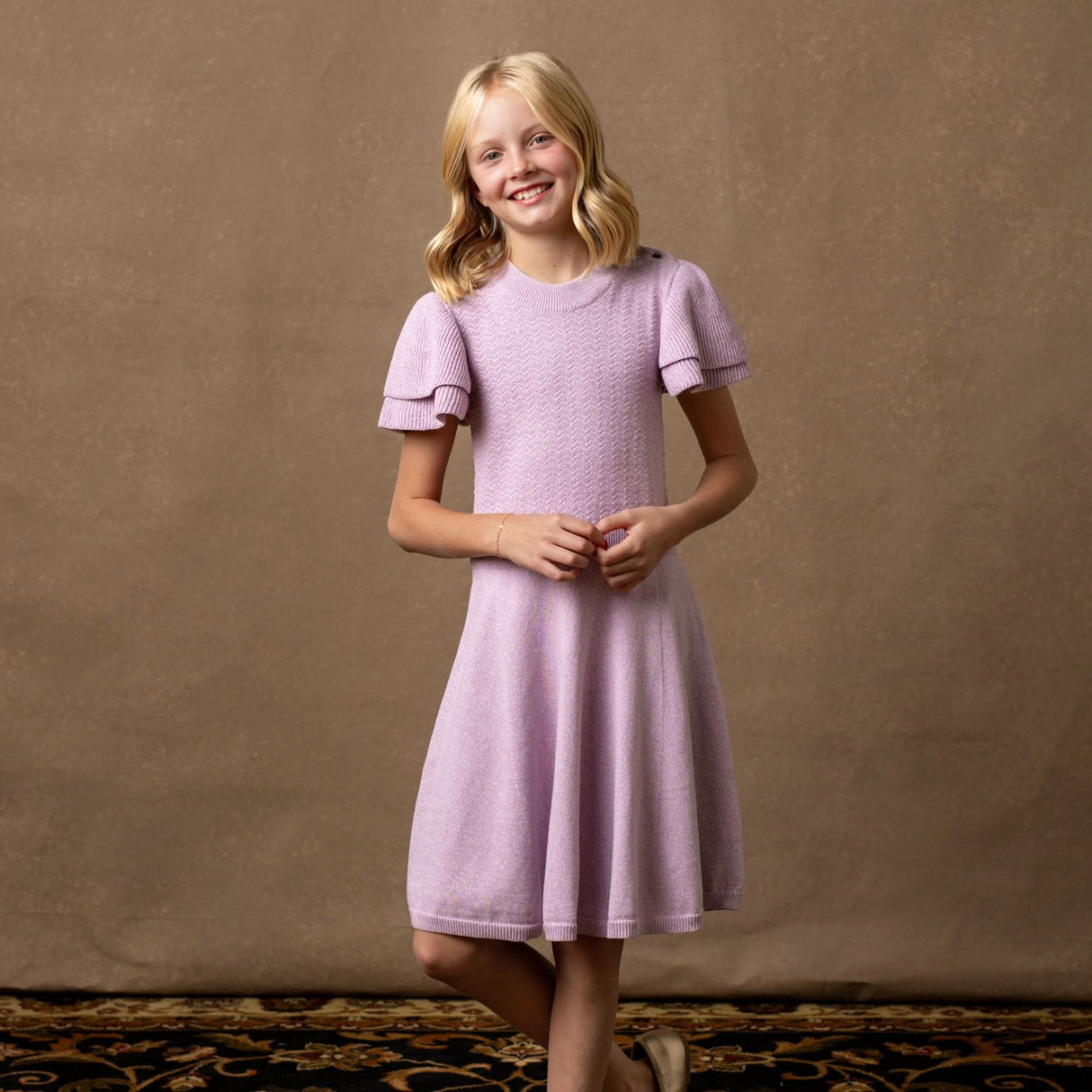 Organic Flutter Sleeve Sweater Dress - Baby from Hope & Henry