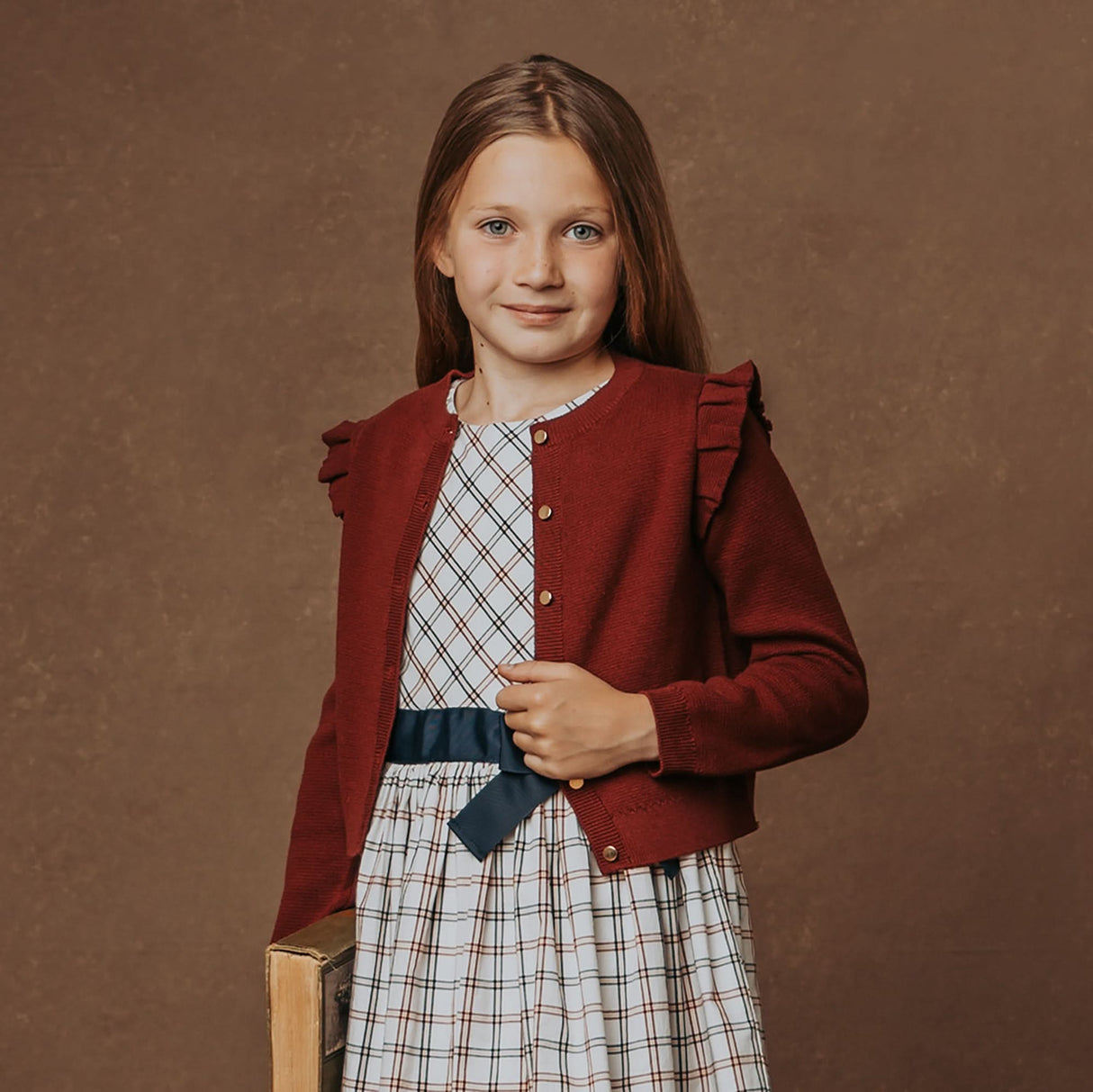 Organic Milano Ruffle Cardigan - Baby from Hope & Henry