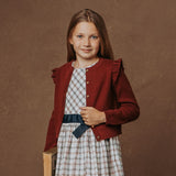 Organic Milano Ruffle Cardigan - Baby from Hope & Henry
