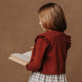 Organic Milano Ruffle Cardigan - Baby from Hope & Henry