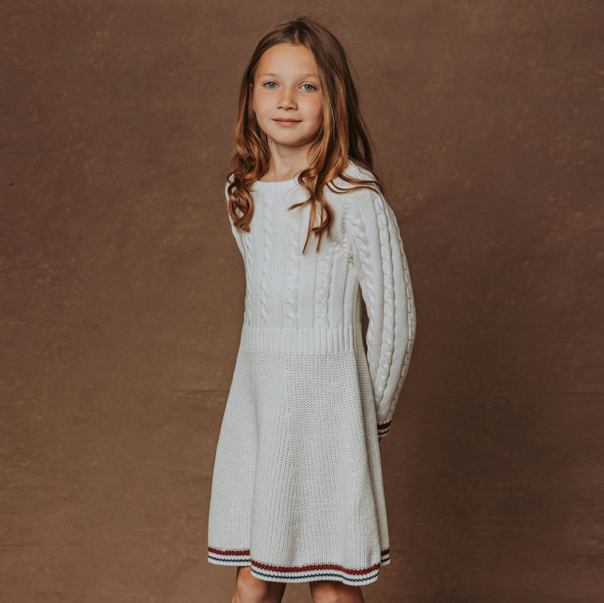 Organic Schoolgirl Sweater Dress - Baby from Hope & Henry