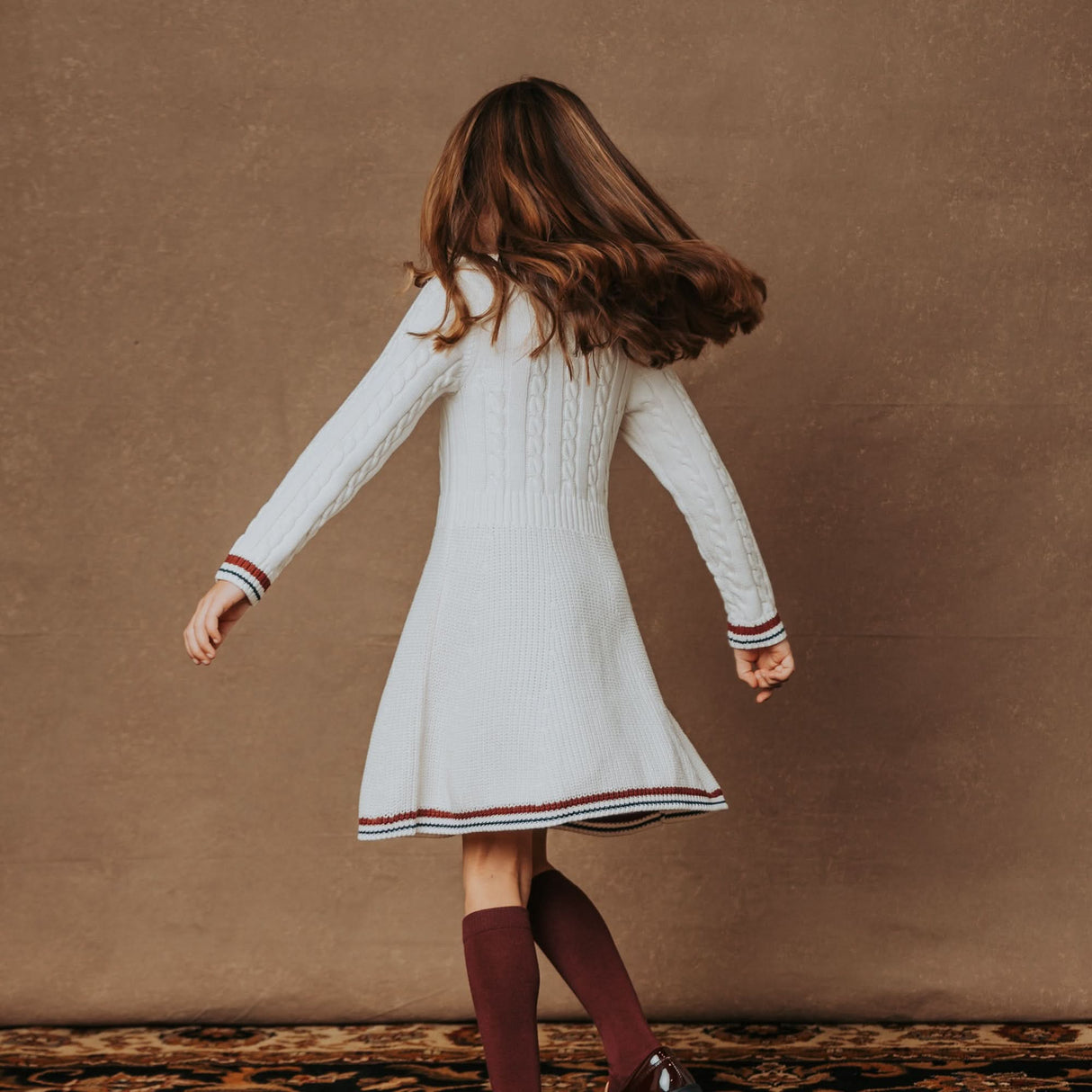 Organic Schoolgirl Sweater Dress - Baby from Hope & Henry