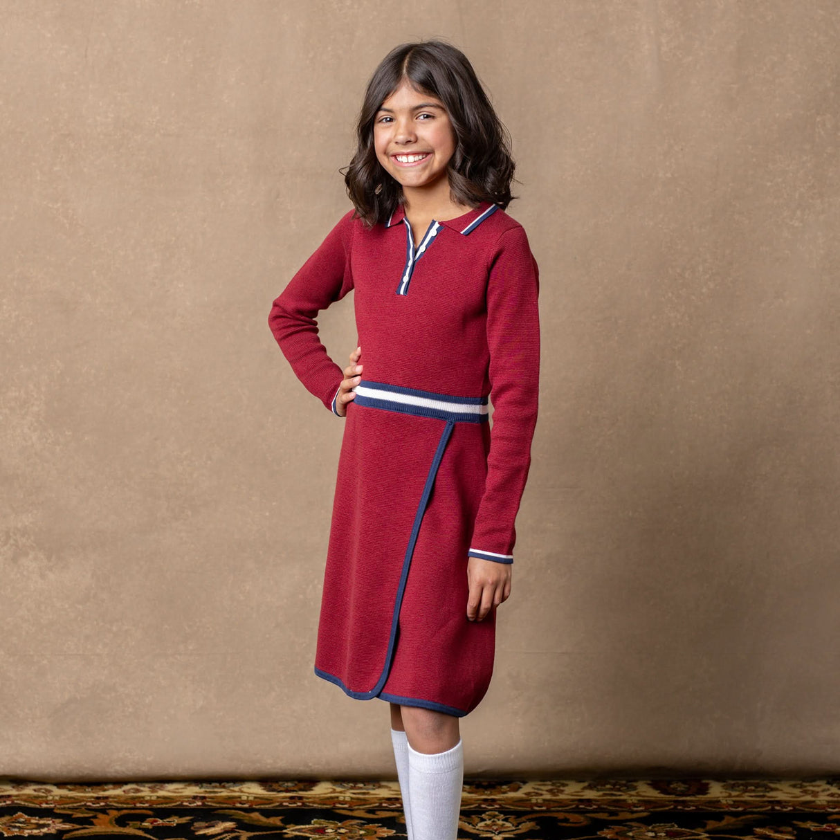 Organic Henley Sweater Dress - Baby from Hope & Henry