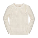 Organic Herringbone Detail Crew Neck Sweater - Baby from Hope & Henry