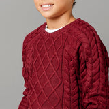 Organic Raglan Fisherman Sweater - Baby from Hope & Henry