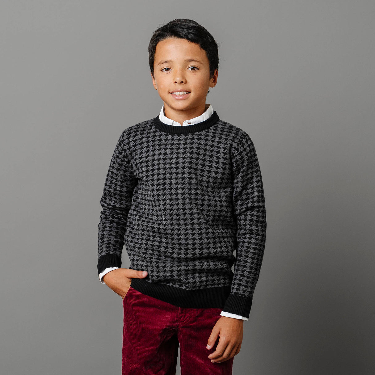 Organic Intarsia Crew Neck Sweater - Baby from Hope & Henry