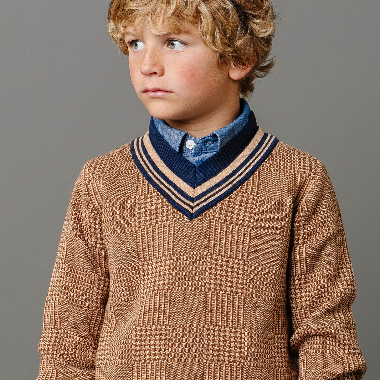 Organic Intarsia Cricket Sweater - Baby from Hope & Henry