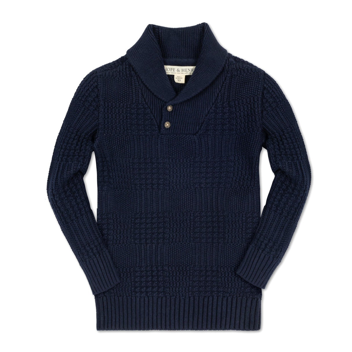 Organic Textured Shawl Collar Sweater - Baby from Hope & Henry