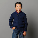 Organic Textured Shawl Collar Sweater - Baby from Hope & Henry