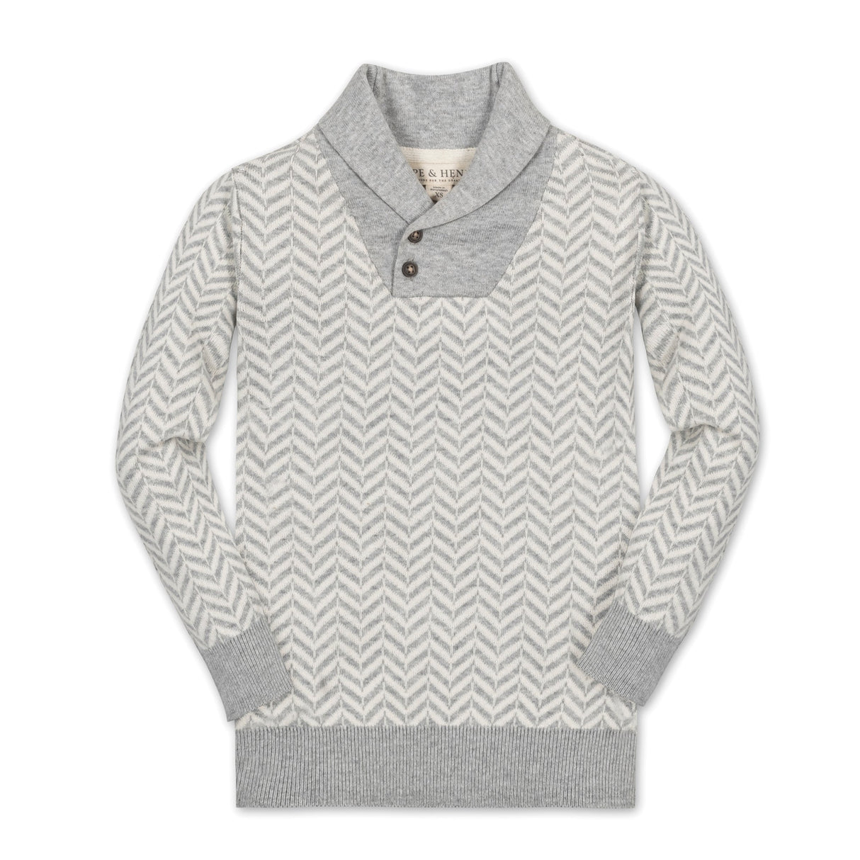 Organic Intarsia Shawl Collar Sweater - Baby from Hope & Henry