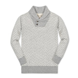 Organic Intarsia Shawl Collar Sweater - Baby from Hope & Henry