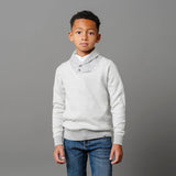 Organic Intarsia Shawl Collar Sweater - Baby from Hope & Henry