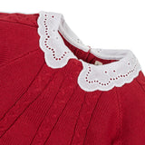 Organic Eyelet Collar Cable Sweater - Baby from Hope & Henry