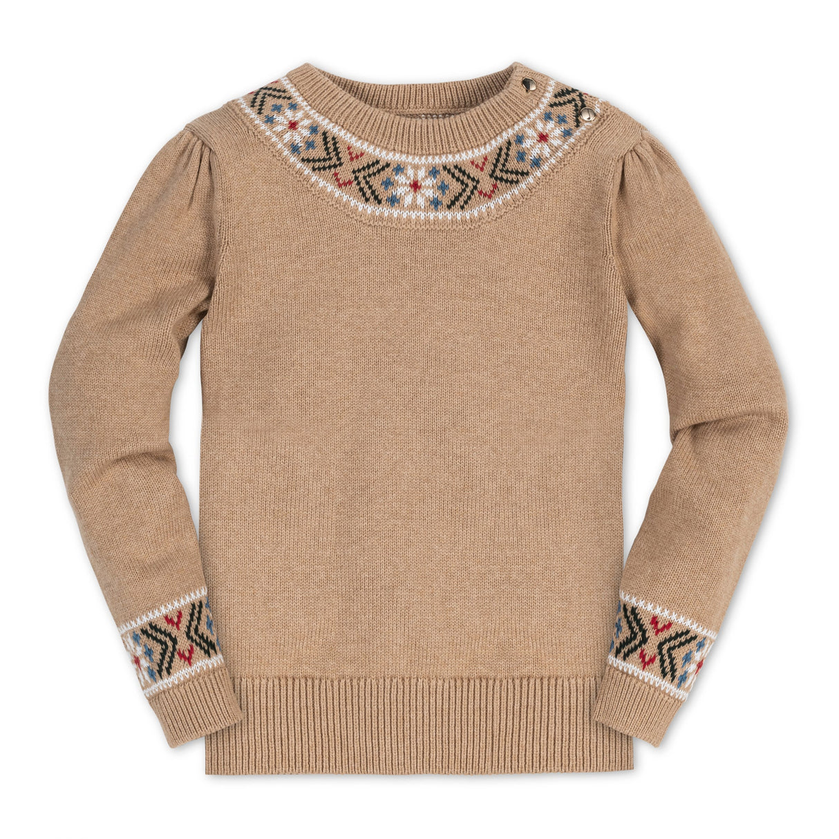 Organic Intarsia Trim Sweater - Baby from Hope & Henry