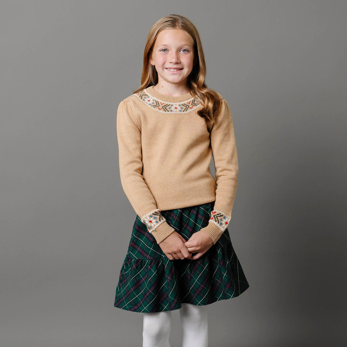 Organic Intarsia Trim Sweater - Baby from Hope & Henry