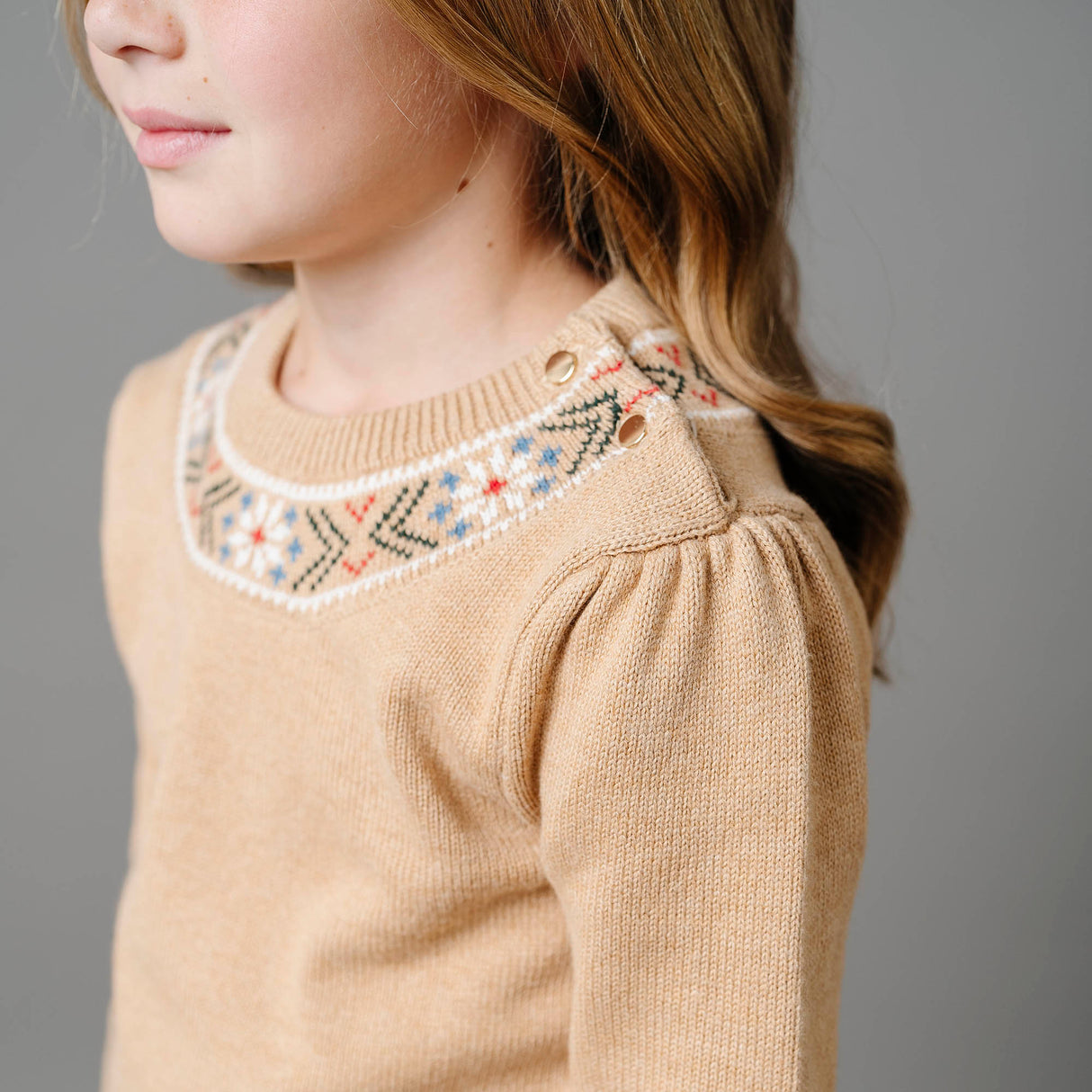 Organic Intarsia Trim Sweater - Baby from Hope & Henry