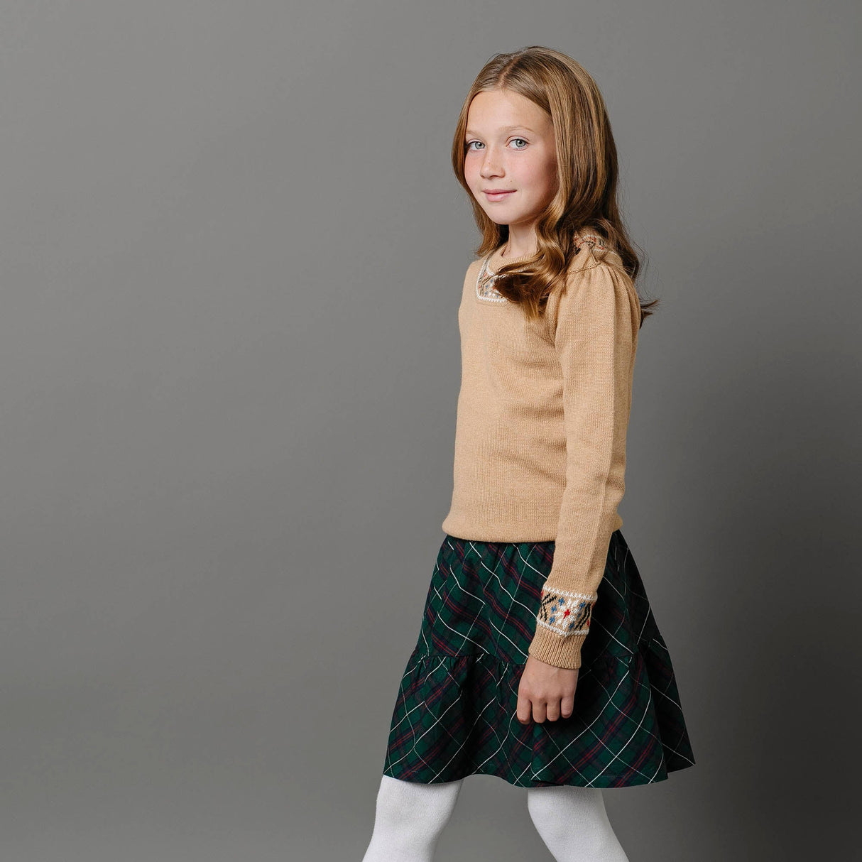 Organic Intarsia Trim Sweater - Baby from Hope & Henry