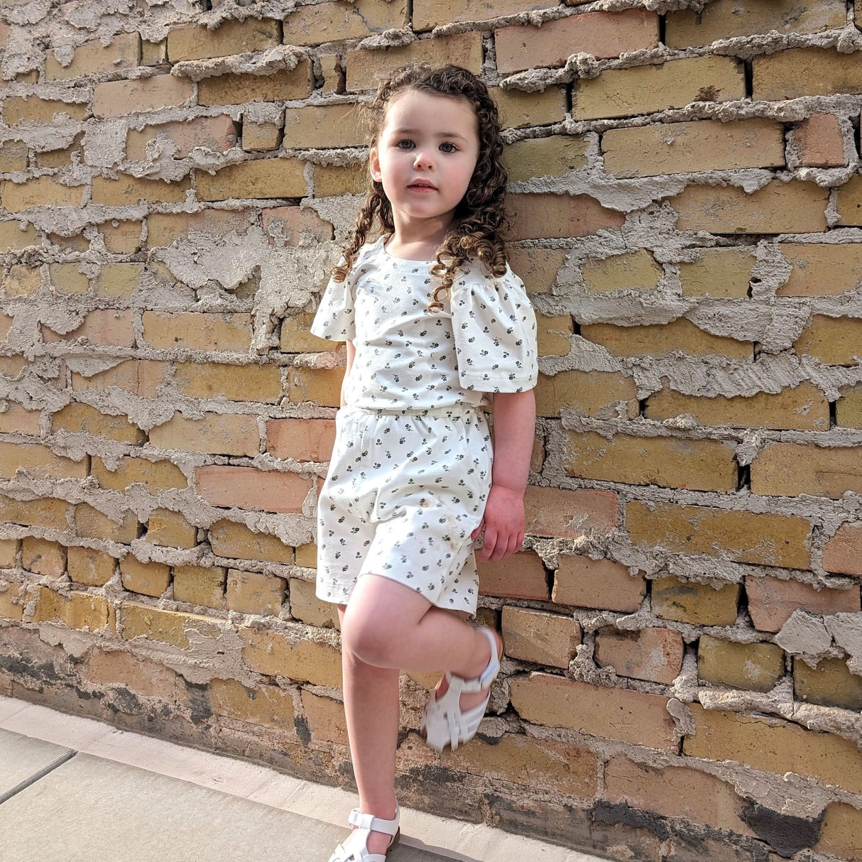 Organic Knit Flutter Romper from Hope & Henry