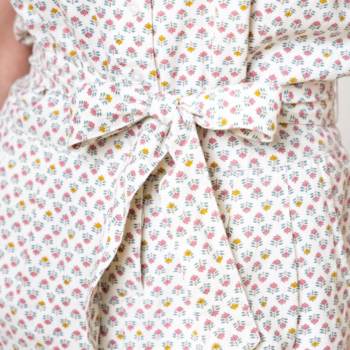 Button Front Halter Romper from Hope & Henry