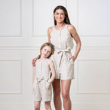 Button Front Halter Romper from Hope & Henry