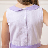 Organic Seersucker Peter Pan Collar Dress - Baby from Hope & Henry