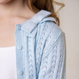 Organic Pointelle Bow Cardigan - Baby from Hope & Henry