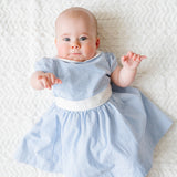Organic Seersucker Peter Pan Collar Dress - Baby from Hope & Henry