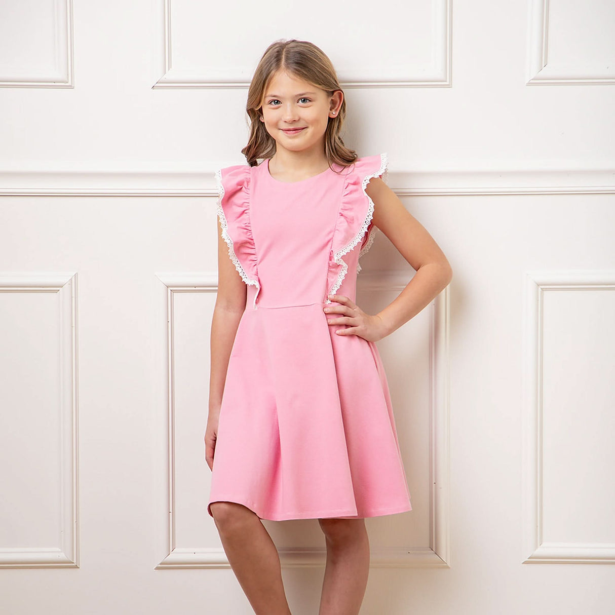 Sleeveless Organic Knit Pinafore Dress - Baby from Hope & Henry