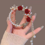 SPARKLING PEARL HAIR CLIPS from Ashlen