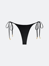 LA JOLLA CHEEKY BIKINI BOTTOM - BLACK From ELYSIIAN