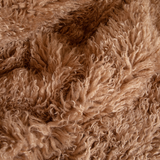 PupRug™ Luxe Faux Fur Orthopedic Dog Bed -  Plush Sheep Tan from Paw.com